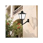 Reno Lighting RENO-PTL-WMB-BK Wall Mount Bracket for Lantern Post Top