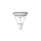 Reno Lighting RENO-PTU-DV-MW-MCCT-WH White LED Outdoor Post Light Wattage and CCT Selectable
