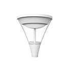Reno Lighting RENO-PTU-DV-MW-MCCT-WH White LED Outdoor Post Light Wattage and CCT Selectable