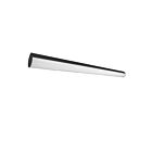 Reno Lighting RENO-RALS4-DV-MW-MCCT-BK 4' Black Architectural Linear Strip Light Wattage and CCT Selectable
