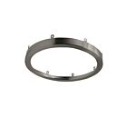 Reno Lighting RENO-S9RT-BN 9" Brushed Nickel Round Trim for Surface Mount Downlight