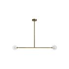 Renwil Thiago LPC4449 2-Lights Antique Brass Pendant