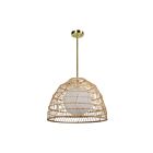 Renwil Cinder LPC4454 1-Light Matte Black Pendant