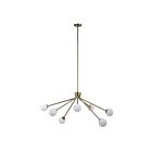Renwil Mundo LPC4470 7-Lights Champagne 245W Rod Chandelier