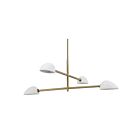 Renwil Tulla LPC4473 4-Lights Champagne 140W Rod Chandelier