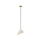 Renwil Corio LPC4477 1-Light Gloss Glaze Off-White 60W Rod Chandelier