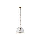 Renwil LPC4487 Dianella 1-Light 8.5W Clear Seeded LED Pendant