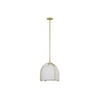 Renwil LPC4490 40W Plated Satin Dark Brass LED Pendant