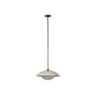 Renwil LPC4500 Abbie 1-Light 5W Plated Dark Antique Brushed Brass LED Pendant