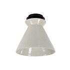 Renwil LPC4505 Sebastian 1-Light 9W Glazed Crackle White LED Semi Flush Mount