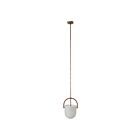 Renwil LPC4511 Brillio 1-Lights 15W Plated Matte Antique Brass LED Pendant