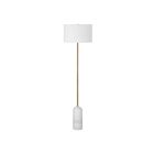 Renwil Acoma LPF3144 Antique Brushed Brass 100W Floor Lamp