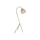 Renwil LPF3146 Emmi 1-Light 60W Satin Brass Floor Lamp