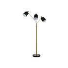 Renwil LPF3169 Meander 40W Powder Coated Matte Black Floor Lamp