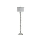 Renwil LPF3193EV Sorriso 1-Light 150W Hand Painted White Wood Texture Incandescent/LED Floor Lamp