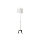 Renwil LPF3195 Ruslur 2-Lights 60W Powder Coated Matte Black Incandescent/LED Floor Lamp