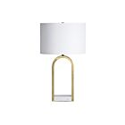 Renwil Joline LPT1222 Antique Brushed Brass 1-Light 100W Table Lamp