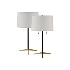 Renwil Orono LPT1265-SET2 Powder Coated Matte Black 120W Table Lamp