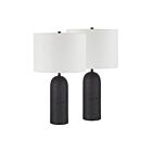 Renwil Augusta LPT1267-SET2 Powder Coated Matte Black 100W Table Lamp