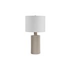 Renwil LPT1278 Lina 1-Light 100W Glazed Beige Table Lamp