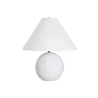 Renwil LPT1284 Basalla 1-Light 100W Natural Honed White LED Table Lamp