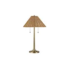 Renwil LPT1300 Viana 40W Plated Dark Antique Brushed Brass Table Lamp