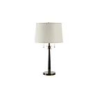 Renwil LPT1314 Agrinio 100W Powder Coated Dark Antique Brass & Matte Black Table Lamp