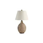 Renwil LPT1325 Cebada 150W Painted Textured Beige Table Lamp