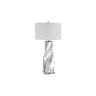 Renwil LPT1336 Lyons 150W Crackled Mercury Silver Table Lamp