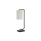 Renwil LPT1345 Perlato 60W Powder Coated Matte Black Table Lamp