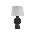 Renwil LPT1382EV Fierra 1-Light 150W Hand Painted Stone Black Incandescent/LED Table Lamp