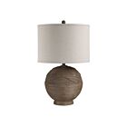 Renwil LPT1385EV Malya 1-Light 150W Hand Painted Textured Brown Incandescent/LED Table Lamp