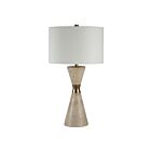Renwil LPT1387EV Veza 1-Light 150W Hand Painted Faux Beige Travertine Incandescent/LED Table Lamp