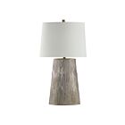 Renwil LPT1398EV Calma 1-Light 100W Hand Painted Grey Rock Incandescent/LED Table Lamp