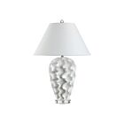 Renwil LPT1406EV Floris 1-Light 100W Hand Painted White Incandescent/LED Table Lamp