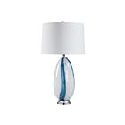 Renwil LPT1418EV Solis 1-Light 150W Clear And Blue Incandescent/LED Table Lamp
