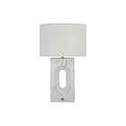 Renwil LPT1453 Scriba 1-Light 15W Textured Matte White LED Table Lamp