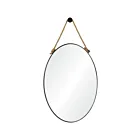 Renwil MT2365 Parbuckle Black Powder Coated Vanity Mirror