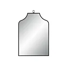 Renwil MT2639 Breda Powder Coated Matte Black Vanity Mirror