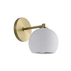 Renwil Cela WS149 1-Light 40W Plated Burnished Brass Wall Sconce