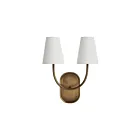 Renwil WS156 Maddie 40W Plated Dark Antique Brushed Brass LED Wall Sconce