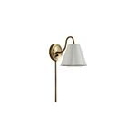 Renwil WS177 Arielle 1-Light 5W Plated Antique Brushed Brass LED Wall Lamp