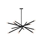 Renwil Clemente LPC4095 Black Powder Coated 40W Celling Fixture