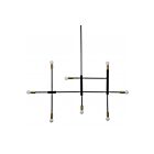 Renwil Reegler LPC4368 Iron - Black Powder Coated  40W Ceiling Fixture