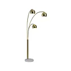 Renwil Dorset LPF3072 Satin Brass 40W Floor Lamp