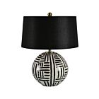Renwil Milka LPT1160 Ceramic - Cream And Black  100W Table Lamp