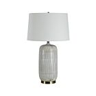 Renwil Pierce LPT1161 Embossed Ceramic - Cream  100W Table Lamp