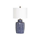 Renwil Beryl LPT590 Blue and White 100W Table Lamp