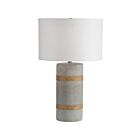 Renwil Malden LPT760 Grey Cement - Rope Accent 100W Table Lamp