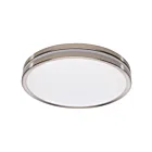 Satco 62-1692 26W Brushed Nickel LED Flush Mount CCT Selectable